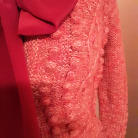 Vintage Pom Pom Cardigan Sweater - Picture 2 of 11